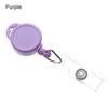 Office Supplies ID Name Card Anti-Lost Clip Stationery Retractable Key Ring Lanyards Badge Holder