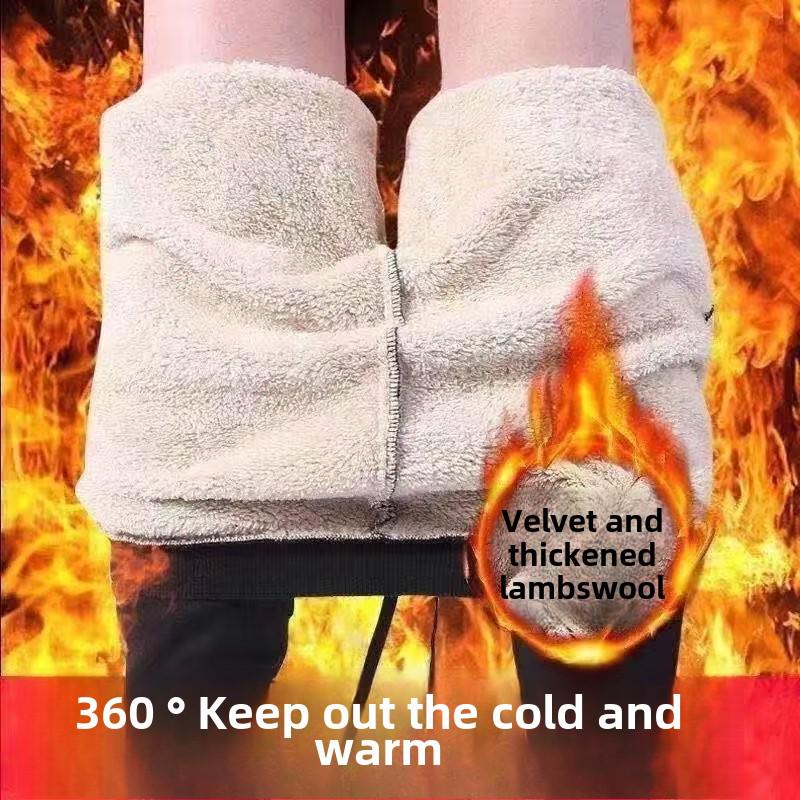 Chaolun Men's Velvet-Lined Hoodie & Jogger Set: Lamb Fleece Two-Piece Casual Sportswear