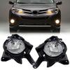 For Toyota RAV4 RAV 4 2013 2014 2015 Fog Light Bumper Lamp With Halogen Bulb Frame Cover Wires Switch Waterproof Car Accessories