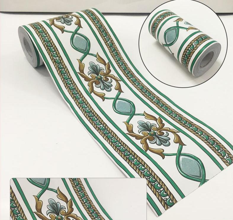 10M Self Adhesive Skirting Line Wall Sticker PVC Art Mural Wall Decoration for Living Room Kitchen Bathroom