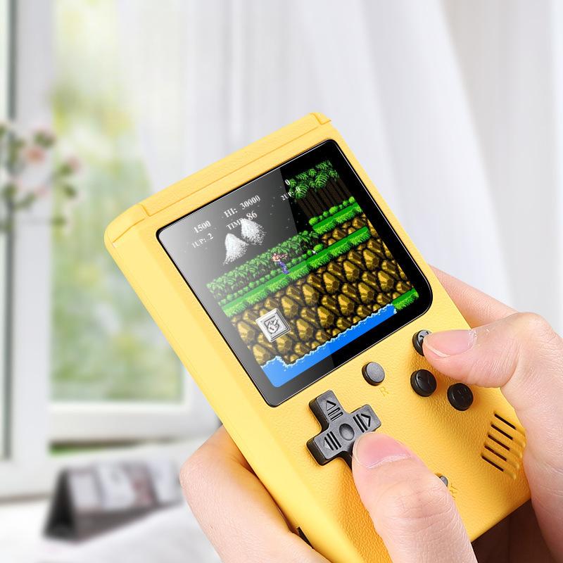 Macaron Handheld Game Console Children's Student Nostalgic Toy 500 In One Retro Mini Handheld Game Console