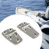 Stamping Cabinet Car RV Stainless Steel Boat Flush Mount Butt Hinge Marine Hardware 180 Degree