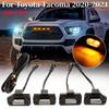 4Pcs/set Car Front Hood Grille Light Raptor LED Light Grille LED Lights Fit for Toyota Tacoma