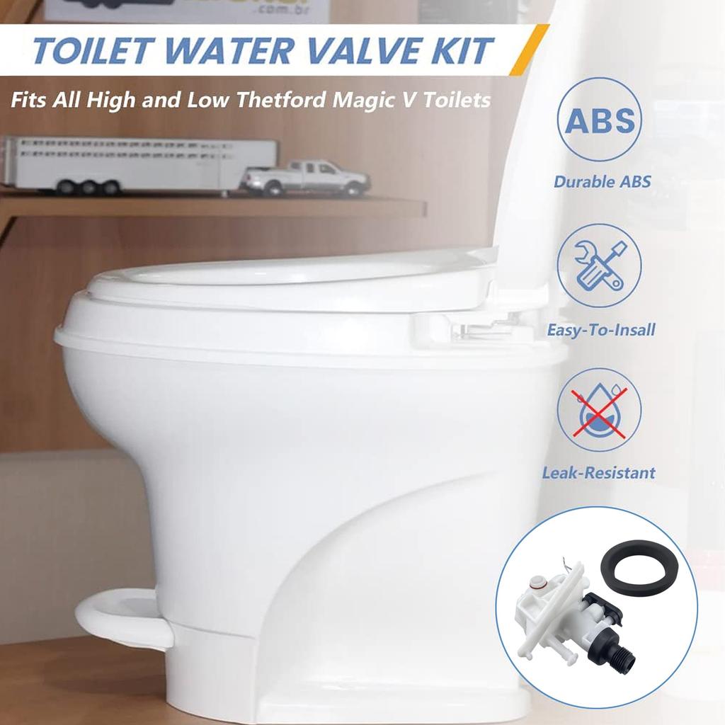 31705 Leak-Resistant HighPerformance Caravans RVs Toilet Water Valve Module Assembly Compatible for MagicV