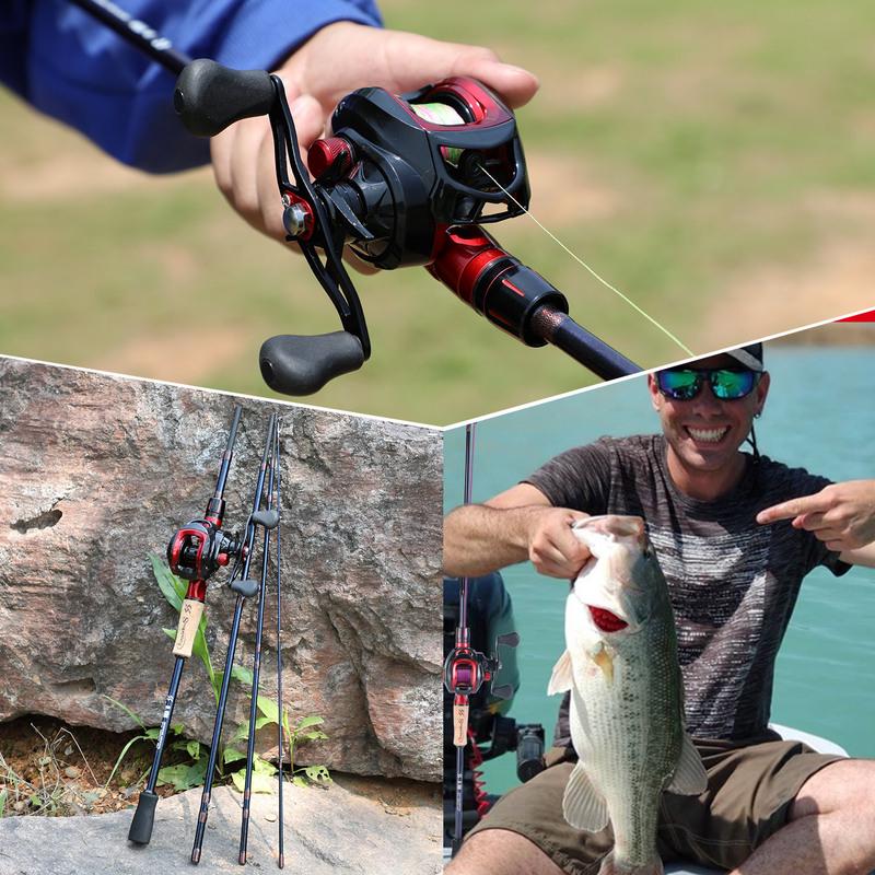 Комбинированные удочки и катушки Удочка для наживки 1,8 м/2,1 н с катушкой 17+1 BB для рыбалки в путешествиях