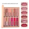 Matte Nude Lipstick Velvety Liquid Lipstick with Sexy Lip Smooth Lip Makeup with Gift Box 12-Color Set, Long-Lasting Non-Stick Cup, Gloss, Tint,