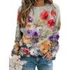 Autumn Winter 3D Digital Printed Round Neck Hoodie for Women Hoodies & Sweatshirts (women’s)