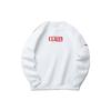 Anta Training Series Logo Print Crew Neck Loose Pullover Sweatshirt Men Sweatshirt Pure-White 152217743-1