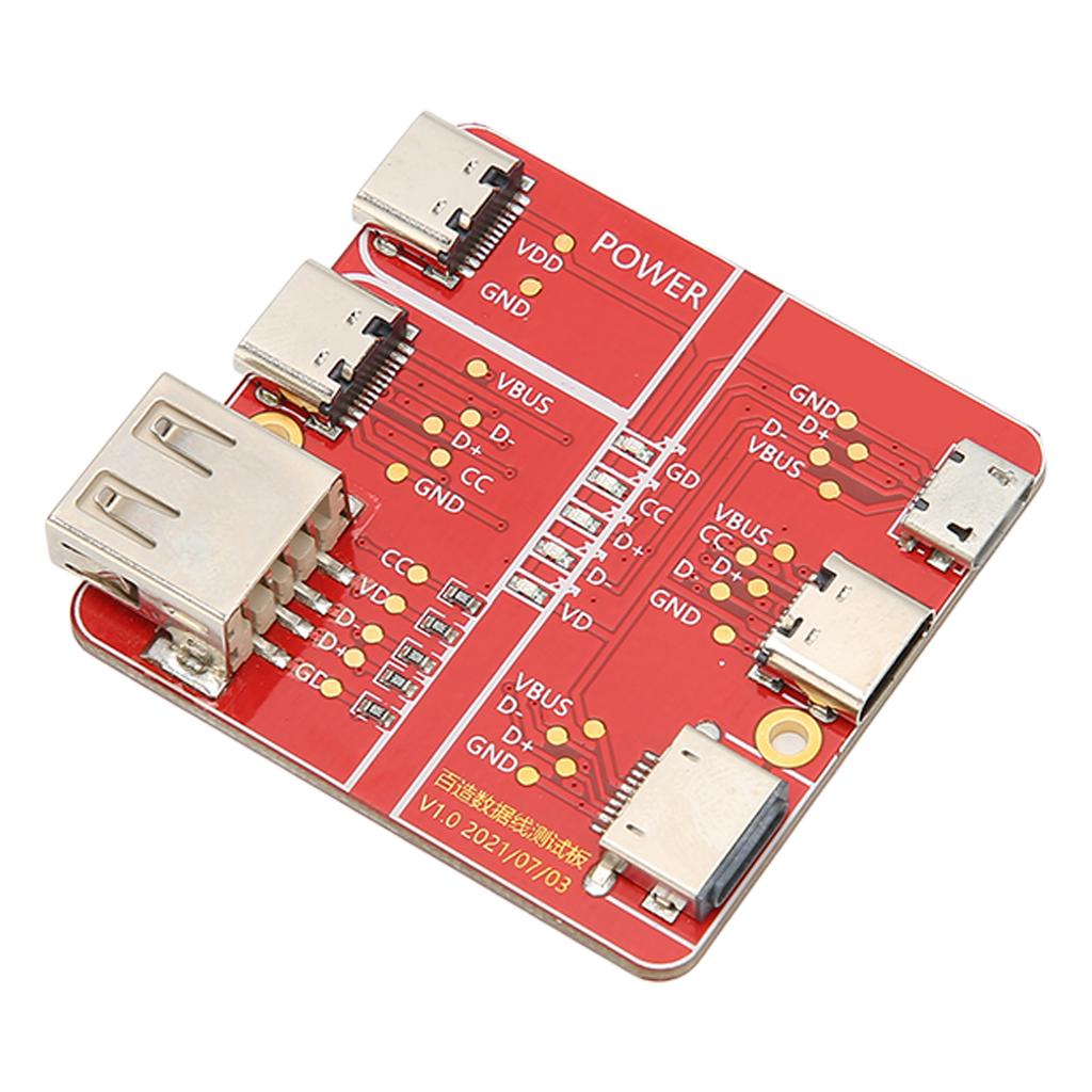 Charging Test Card 3 in 1 Data Wire Test Fixture Accurate Type C Micro for IOS Interface