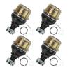 4pcs Upper Lower Ball Joint Kit 51375?HP5?601 ATV Accessories Replacement for Rancher 350 400 420