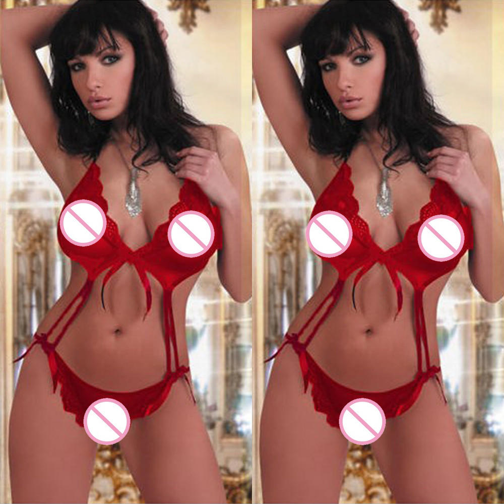 Sexy Babydoll Women Lingerie Sexy Lace G-string Underwear Sleepwear