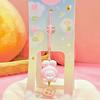 Endearing Peach You Love Water Sound Bell Keychain With Playful Animal Designs For Gifts