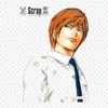 Death Note Light Yagami Near Iron On Heat Transfer Printing Vinyl Patches Sticker for Clothes DIY Appliques Washable Patches