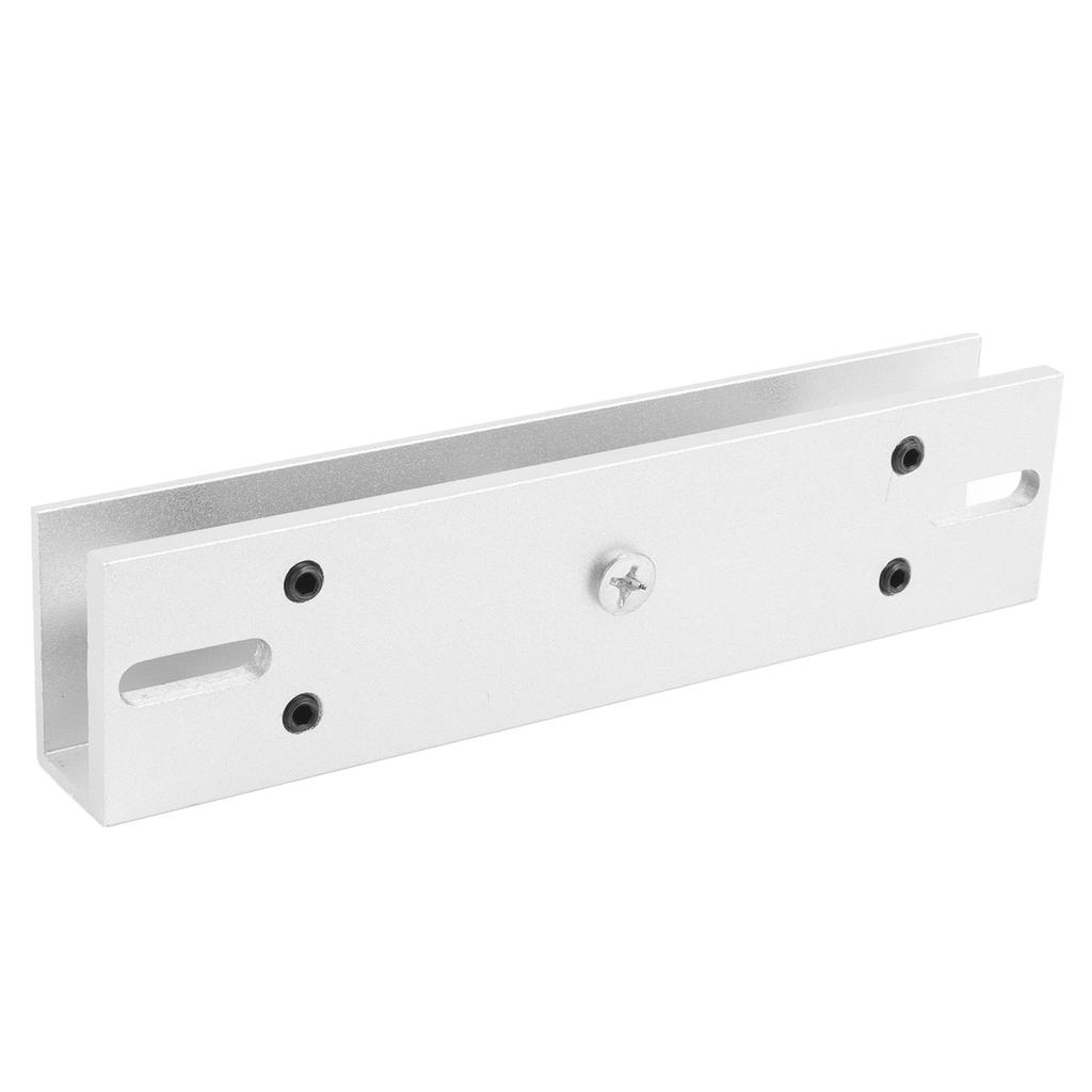 U Shape Bracket for Magnetic Lock Aluminum Alloy 617LBS Capacity Lightweight for Glass Metal Wood
