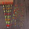 10Pcs/Lot Drift Tail Fishing Float Top Diy Hollow Bold Tails Floats Buoy Tackle Accessory Eye Catching Fishing Float