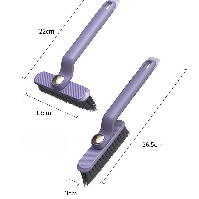 Bathroom Toilet Floor Brush No Dead Corners Hard Hair Tile Cleaning Brush Toilet Floor Brush Window Scraper