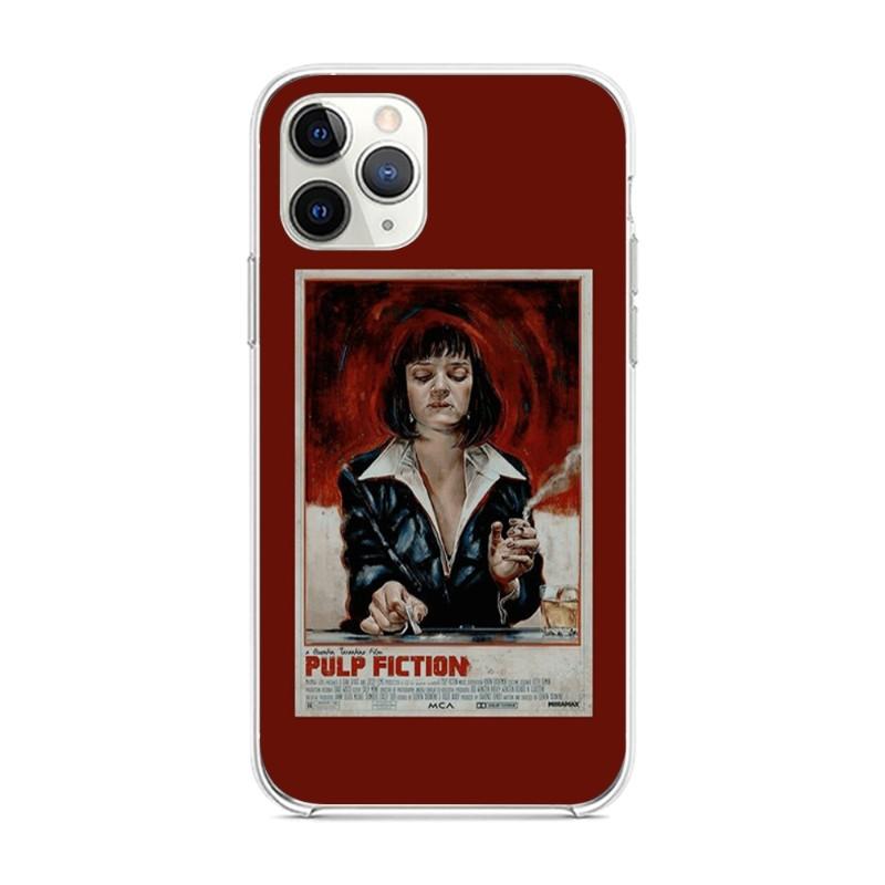 Cool Movie Pulp Fiction Phone Case For IPhone 14 13 12 11 XS X 8 7 6 Plus Mini Pro Max SE 2022 Soft Transparent Phone Cover