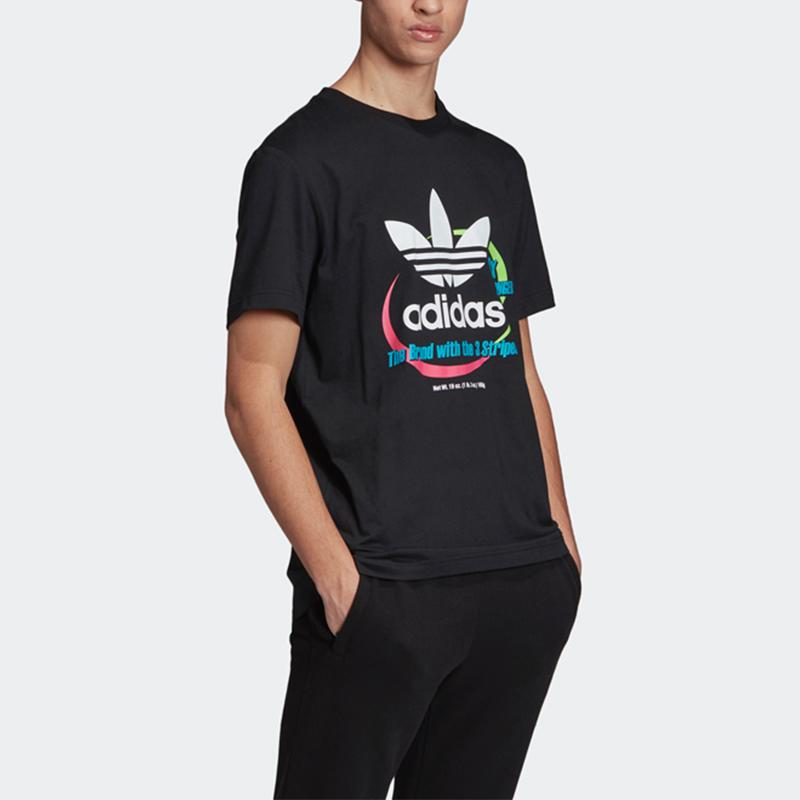 Adidas Originals Bodega Tee With Trefoil Print Men Tops Black FK9975