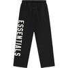 Essentials Fleece Relaxed Sweatpant Black Men Bottoms 130BT244320F