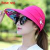Vacation Wide Brim Foldable Anti-UV Visor Caps Sun Hat Beach Cap Casual Hats