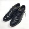 USED/80s 90s Vintage USA Made Dexter Size 8M 25.5 26.0cm Wholecut Dress Shoes Black