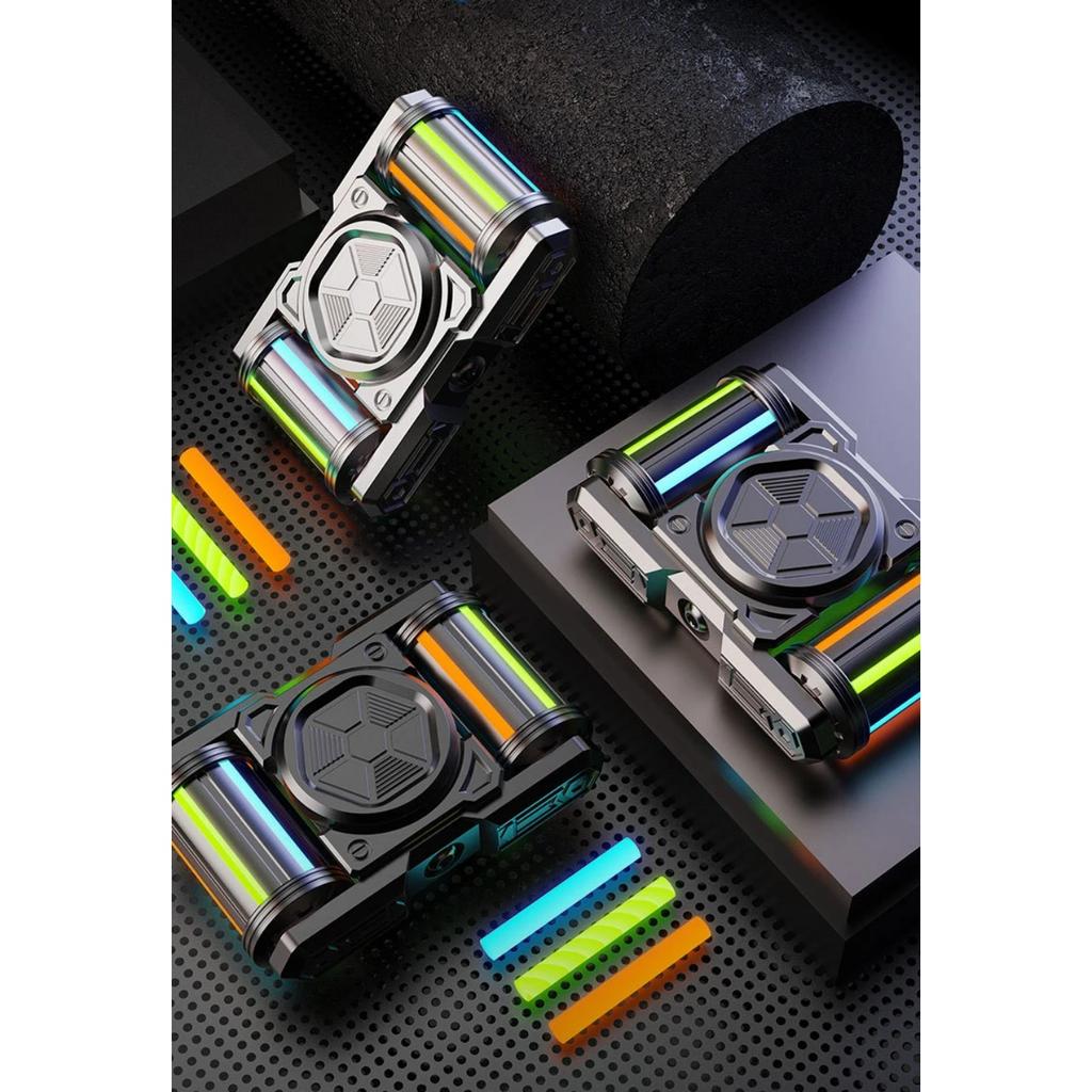 EDC Best Luminous Fidget Spinner Relieve Stress Relief Toy Antistresse Decompression Hand Metal Alloy Roller Children's Adults