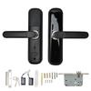 Intelligent Lock Smart Security Door Lock Kit WiFi Remote Control Fingerprint Password Unlocking