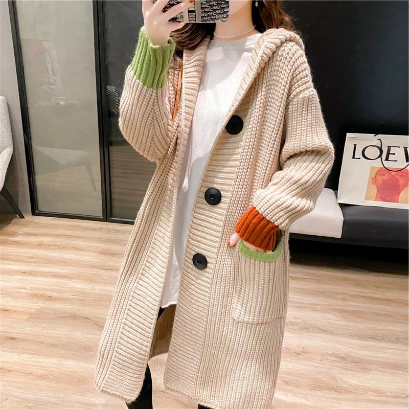 Fashion Elegant Warm Autumn Winter Sweater Cardigan Women Twist Knitted Winter Sweater Cardigan Casual Autumn Cardigan