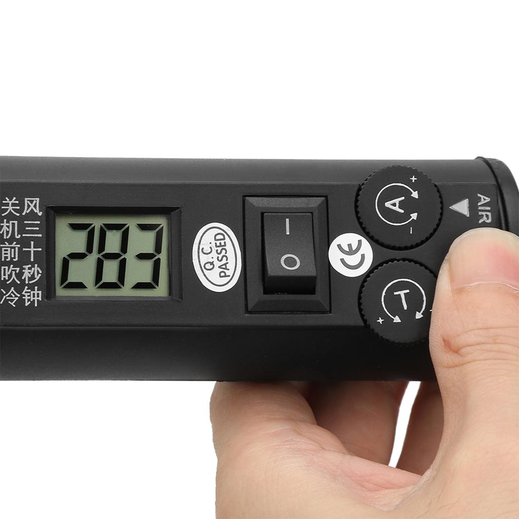 450W LCD Adjustable Electronic Heat Hot Air Gun Desoldering Soldering Station IC SMD BGA