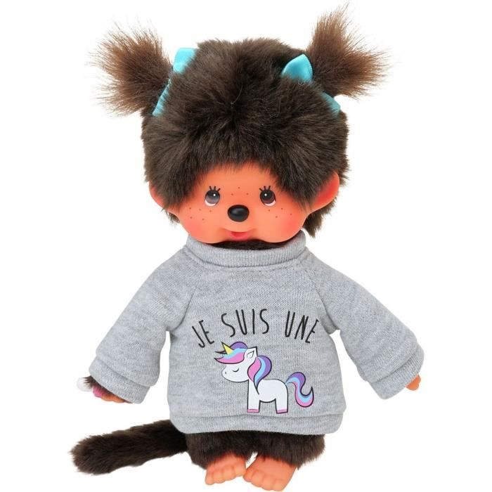 Bandai Monchhichi Unicorn Plush Toy 20 Cm