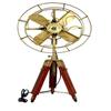 Standard Tripod Fan With Modern Look Wood Tripod Stand Designer Pedestal Fan Decoration for Home, Living Room, Office Room