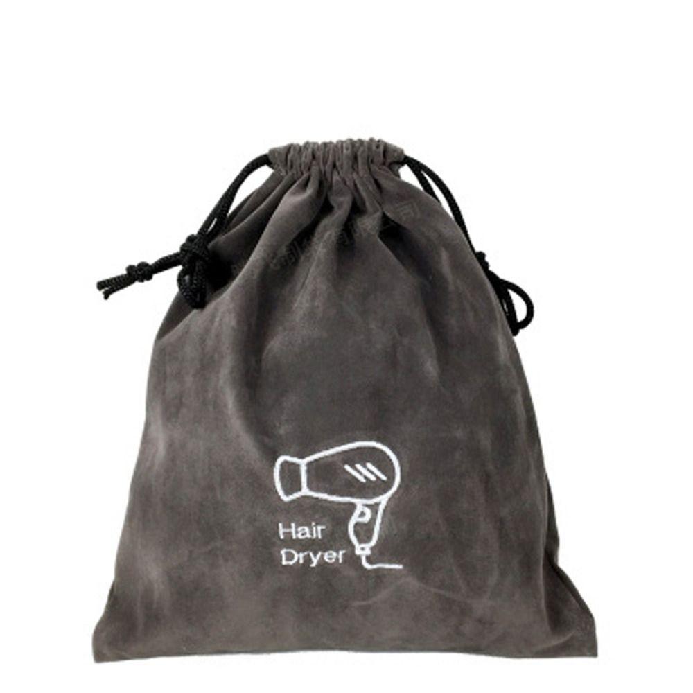 Velvet Bag for Jewellery Travel Toiletry Carry Pouch Hair Dryer Pouch Hair Dryer Drawstring Bag