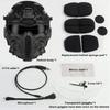 NEW W-Ronin Assault Helmet Tactical FAST Helmet Built-in Communication Headset Anti-fog Fan Detachable Mask Replacement Lens