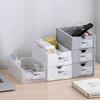 1Pc Desktop Storage Box Cosmetics Storage And Office Stationery Storage Cabinet Can Be Stacked And Combined For Drawer Storage
