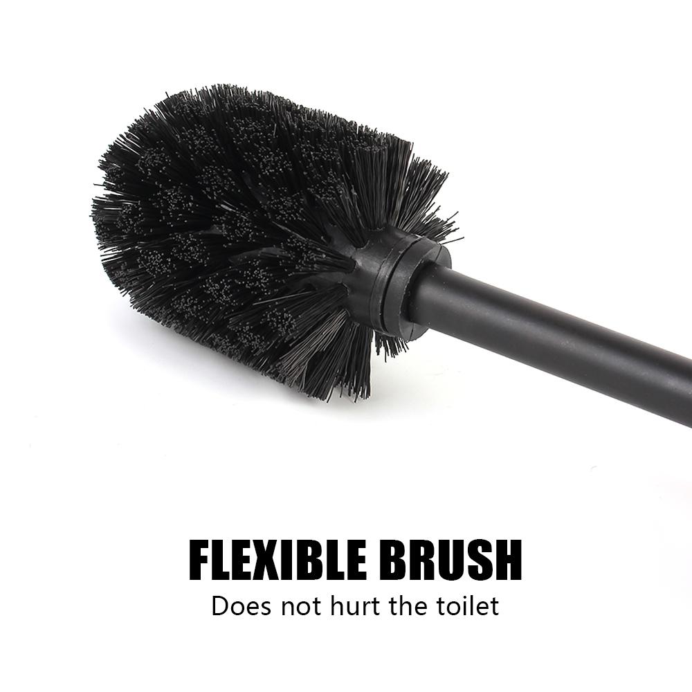 304 Stainless Steel Clean Tool Wall Mounted Toilet Brush Bathroom Accessories Cleaning Brush Holder Sets Durable