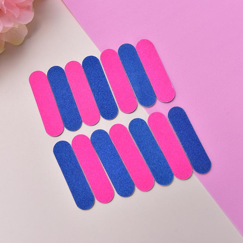 100Pcs Mini Nail Files Nail Disposable Cuticle Remover Buffers Nail Art Tools