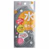 Губка для ванны акриловая Aisen, серая, BI373, 19 x 8.5 x 4.5 см, для удаления мыльного налета только водой