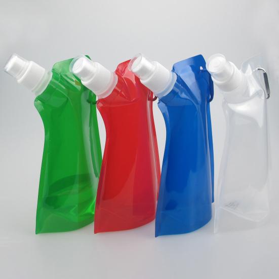 Складной мешок для воды 450 мл, пищевой класс, не содержит BPA, герметичный, легкий, гибкий, бутылка для воды, товары для кемпинга