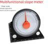 HUOTO Plastic Angle Meter with Scale and Pointer Type