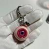 Resin Material Gothic Eye Keychain Goth Style Eye Keychain Halloween Eyes Keychain  Purse Charms