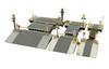 Sankei Miniatuart Petit Z Scale Railroad Crossing Set Paper Craft 1/220 MP01-108