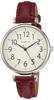 [Arias] Analog Amalfidia Waterproof Leather Strap White Dial WW20023A-136 Women's Red
