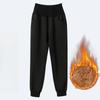 Autumn and Winter Lamb Wool Pants Large Size Fat Thermal Cotton Pants High Waist Casual Harlan Pants Thickened