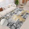 Abstract Rug Carpet For Bedroom Modern Geometric Print Coffee Table Rug Living Room Interior Floor Mat Decoration