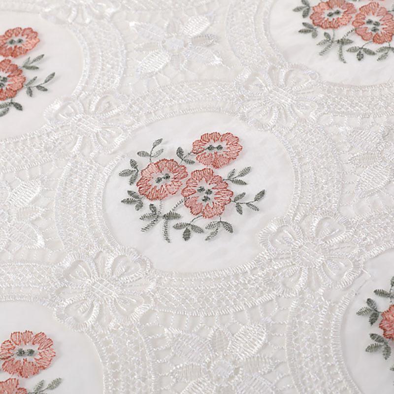 Embroidered Tablecloth Lace Hollow Pastoral Style Table Cloth Coffee Table Cloth Decorative Tablecloth Long Tablecloth