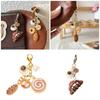 Fashionable Bread Keychain with Buckle Practical and Eye Catching Accessory for Students and Trendsetters Use