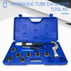 Manual Hydraulic Tube Expander Tool Kit with 7 Pipe Expander Heads Air Conditioner Copper Tube Flapper Refrigerator Tube Flapper