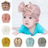 0-24M Shiny Sequin Bowknot Baby Indian Turban Cap Newborn Girl Boy Soft Cotton Elastic Bonnet Beanie Hat Infant Toddler Headwrap