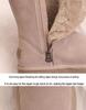 Korean Style Women's Fleece-Lined Long Boots - Warm, Comfortable & Lightweight Winter Footwear