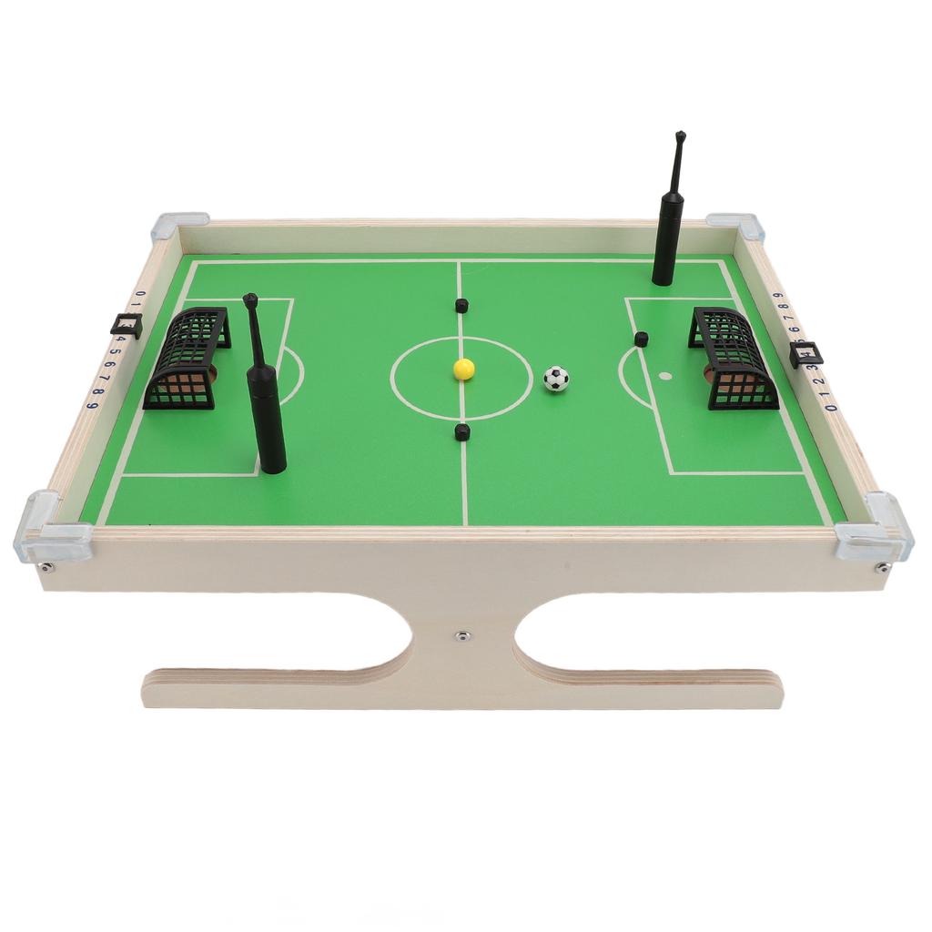 Tabletop Football Game Portable Birch Wood Interactive Magnet Soccer Game for Friends Family